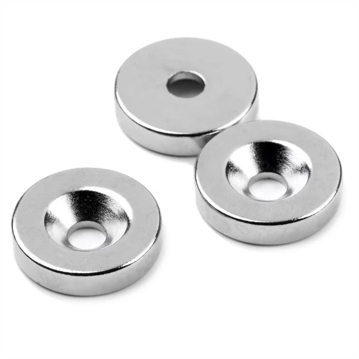 N35 Countersunk Rare Earth Magnets